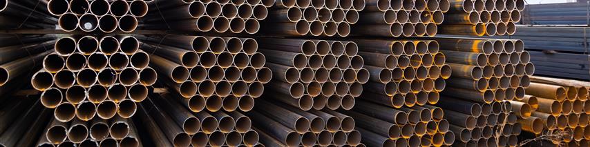 stacks of steel pipes